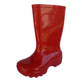 Galocha Infantil Nieve Gasf Kesttou Vermelho Inf014