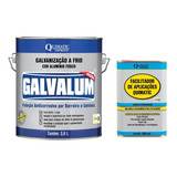 Galvalum Galvanização A Frio Aluminizada 3,6 Lts + Diluente