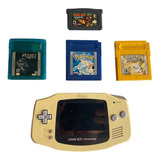 Game Boy Advance (modificado, Original) + Cartuchos
