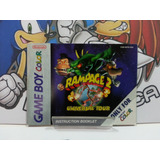 Game Boy Color Nintendo Manual Original Rampage