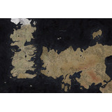 Game Of Thrones - Mapa - Poster Em Lona 60x90cm