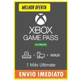 Game Pass Ultimate 1 Mês + Xbox Live Gold Código 25 Dígitos