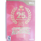 Game Super Mario Bros All Stars Nintendo Wii 25 Anos Lacrado