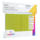 Gamegenic: Prime Sleeves (lima) 100 Unidades 64 X 89mm