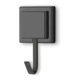 Gancho Cabideiro Porta Toalha Piatina Preto Dupla Face 3m