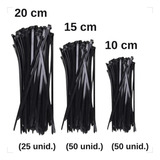 Gancho De Nailon Enforca Gato Presilha Abraçadeira Tairape Con 3 Tamaños Color Negro
