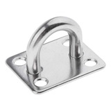 Gancho De Parede Teto Em Aço Inox Placa De Olhal 6 Mm 100 Kg
