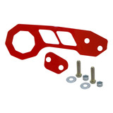 Gancho Engate Traseiro Tow Hook Alumínio Universal Vermelho
