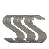 Gancho Para Carne Açougue S1c Inox Suporta 20kg - Kit 36 Pçs