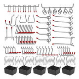 Gancho Pegboard, Ganchos De Metal, Sortimento, Suspensão De