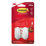 Gancho Plástico Design Command Pequeno Com 2un 3m