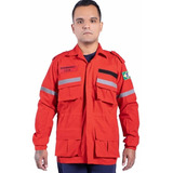 Gandola Bombeiro Civil - C/ Refletivos - Vermelha