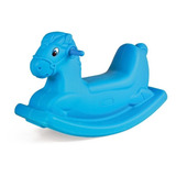 Gangorra Cavalinho Balanço Infantil Criança Azul - Homeplay 
