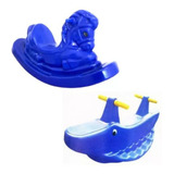 Gangorra Cavalinho + Jacaré Balanço Infantil - Playground