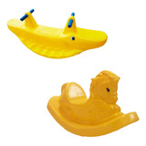 Gangorra Cavalinho + Jacaré Balanço Infantil - Playground