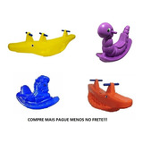 Gangorra Infantil Balanço Crocodilo+cavalinho+nhoca+jacaré 