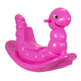 Gangorra Minhoca Para Bebê Infantil Rosa Chiclete 