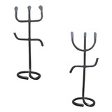 Garfo De Exu C/ Base 30cm + Garfo De Pomba Gira 30cm -