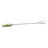 Garfo Para Churrasco 59cm Com Cabo De Madeira