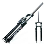 Garfo Suspensão Bicicleta Aro 29 Ahd Aço Pto C/ Trava Barata