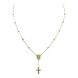 Gargantilha Terço Corrente 40 Cm 3 Mm Ouro 18k 750 Oferta 