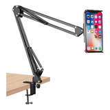 Garra Clamp Braçadeira Apoio Braço Girafa Smartphone Mesa Nf