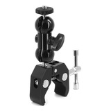 Garra Clamp + Braço Articulado Magic Arm Minifocus Rosca 1/4