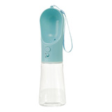 Garrafa Bebedouro Para Pets Cães E Gatos Automática 400ml Cor Azul-turquesa