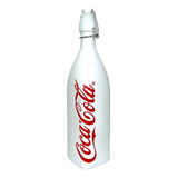 Garrafa Coca Cola De Vidro Quadrada C/tampa Hermética 1 L Cor Branco