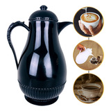 Garrafa De Café Vintage Retro Térmica Bule Água Chá 1 Litro Cor Preto