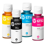 Garrafa De Tinta Hp Gt52 Amarelo Ciano Magenta Hp Gt53 Preto