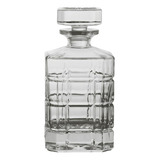 Garrafa De Whisky De Cristal 850 Ml Decorativa Para Bebidas
