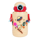 Garrafa Garrafinha Água Infantil 500ml Térmica Alça Squeeze Cor Vermelho