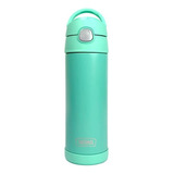 Garrafa Garrafinha Térmica Infantil Thermos Verde Água 470ml Cor Verde-claro