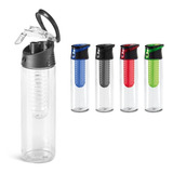 Garrafa Infusor Aromatizadora Fruta 740ml Detox Squeeze Chá Cor Verde-limão