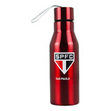 Garrafa Inox São Paulo 600ml Oficial Tampa Rosqueável Cordão