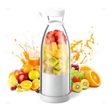 Garrafa Mixer Liquidificador Copo Portátil Recarregável Usb! Cor Branco 110v/220v