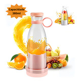 Garrafa Mixer Portátil Mini Juicer Smoothie Recarregável Cor Branco 110v/220v