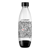 Garrafa Plástica Fuse Doodle Style Preta Sodastream 1 Litro