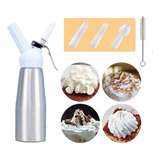 Garrafa Sifão 500ml 3 Bicos Inox Drink Chantilly Creme Cream