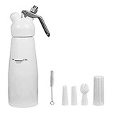 Garrafa Sifão 500ml 3 Bicos Inox Drink Chantilly Creme Cream