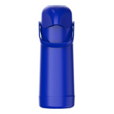 Garrafa Térmica 1 Litro Pressão Magic Pump Azul Termolar 