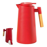 Garrafa Termica 1l Cafe Cabo Madeira Cozinha Mesa Reuniao