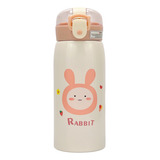 Garrafa Térmica 350ml Escolar Infantil Suco Agua Animais Cor Rabbit