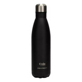 Garrafa Térmica 500 Ml Em Aço Inox Inquebrável 12hrs Preto
