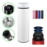 Garrafa Térmica Aço Inox Termômetro Display Digital 500 Ml
