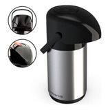 Garrafa Termica Café Verona 0,6l Aço Inox Unitermi Pressão