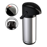 Garrafa Termica Café Verona 1l Aço Inox Unitermi Chá Pressão