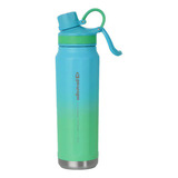 Garrafa Térmica Cascade Galapagos Degradê Verde E Azul 710ml