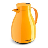 Garrafa Térmica Com Gatilho Unitermi Paris 500 Ml Amarelo